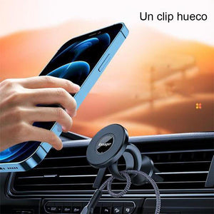 SOPORTE MAGNÉTICO PARA CELULAR CON ESTRUCTURA DE ENGRANAJES