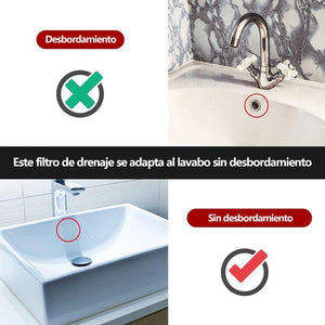 Filtro de Drenaje Emergente Universal de Acero Inoxidable