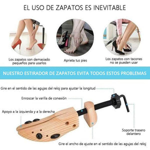Tensor de Zapatos de Madera