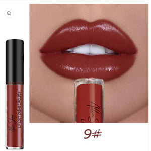 Brillo de Labio Impermeable de 12 Colores