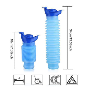 Botella de Bolsillo Plegable: Su Urinario en el Automóvil