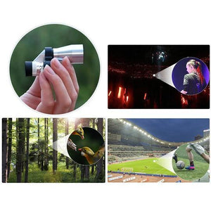 Telescopio de bolsillo portátil de alta resolución con poca luz