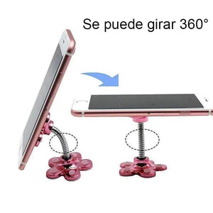 Soporte Giratorio para Teléfono móvil con Ventosa