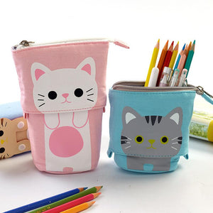 Estuche de Bolígrafos y Lápices de Gato