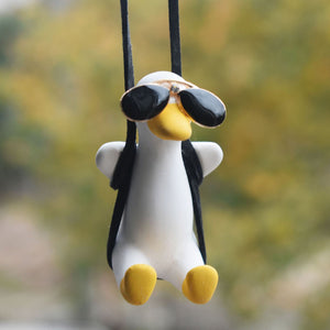 Adorno de pato volador