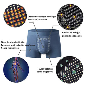 Ropa interior masculina para terapia de campos de energía