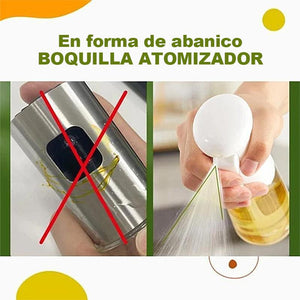 Botella de spray de aceite a presión de aire