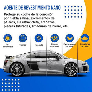 Agente de recubrimiento nano polaco hidrofóbico anti arañazos