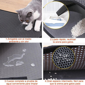 Alfombrilla Antideslizante e Impermeable para Gatos