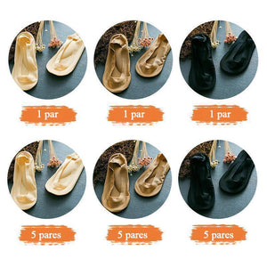 Calcetines Invisibles Acolchados con Masaje de Pies 3D para Mujeres