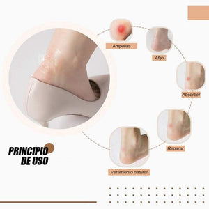 Adhesivo antidesgaste para talón invisible autoadhesivo (50 PIEZAS)