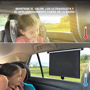 Persiana enrollable retráctil para ventana de coche/dormitorio