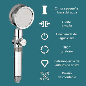 CABEZAL DE DUCHA DE 360 °