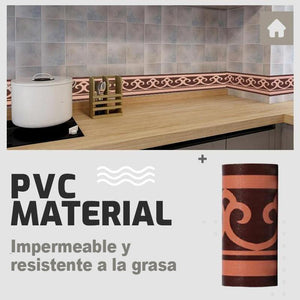 Papel pintado autoadhesivo de PVC