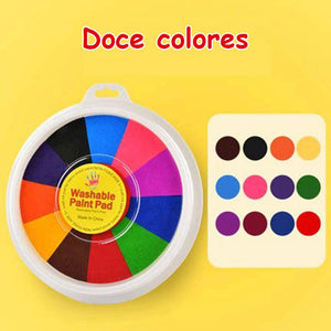Juego de Almohadilla de Tinta de Dedos divertido
