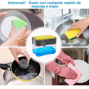 Dispensador de Jabón y Portaesponjas