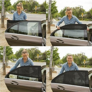 Parasoles universales de malla para coche