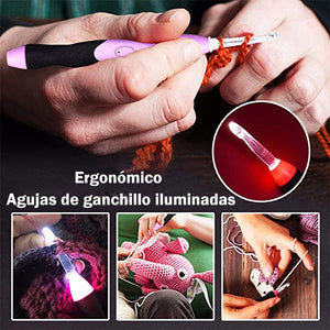 Conjunto de ganchillo LED