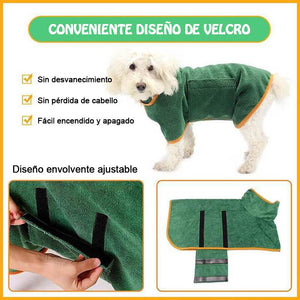 Albornoz superabsorbente para mascotas