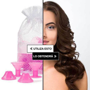 Rizadores de pelo de silicona sin calor