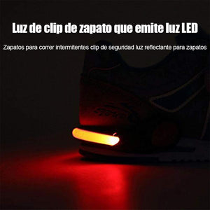 Luz de clip de zapato que emite luz LED (1 par)