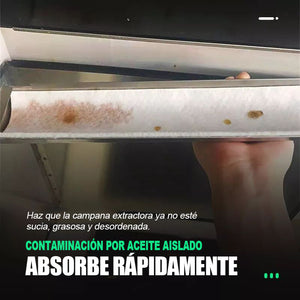 Papel de filtro de grasa para campana extractora de tiro lateral