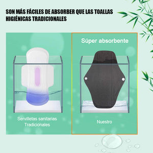 Toallas sanitarias reutilizables lavables