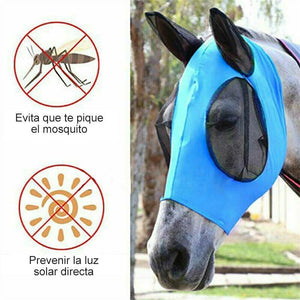 Máscara Equina de Malla Anti-mosca