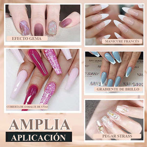 Gel reparador de uñas y extensor de fibra