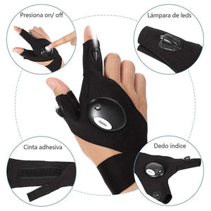 GUANTES DE LEDS CON LUCES IMPERMEABLES