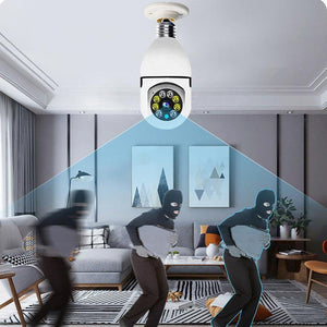 Bombilla de luz de cámara de seguridad WiFi
