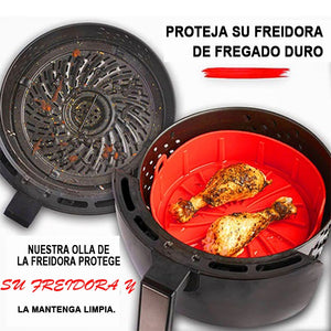Olla de silicona para freidora