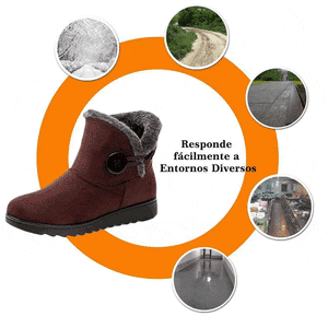 Bota Caliente de Invierno, 3 Colores