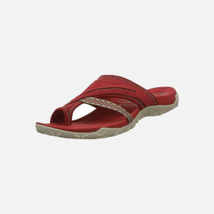 Sandalias de malla y piel transpirables