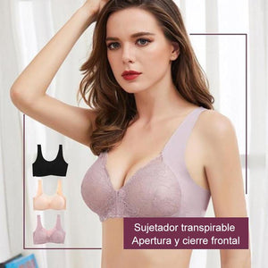 Sujetador Transpirable con Cierre Frontal