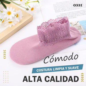 Calcetines térmicos de encaje de moda (3 pares)