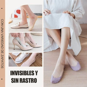 Calcetines invisibles antideslizantes de seda