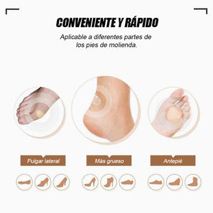 Adhesivo antidesgaste para talón invisible autoadhesivo (50 PIEZAS)