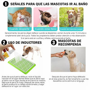 Asistente de entrenamiento para ir al baño de mascotas