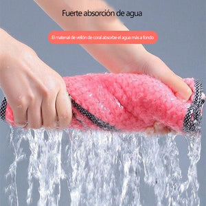 Paño de cocina a prueba de aceite (5 piezas, color aleatorio)