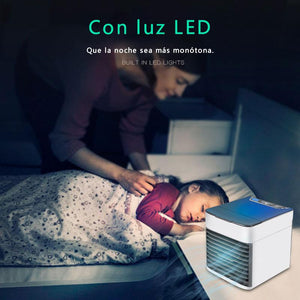 Mini Ventilador Móvil de Aire Condicionado USB 3 en 1