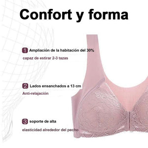 Sujetador Transpirable con Cierre Frontal
