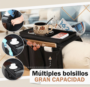 Reposabrazos de sofá con organizador