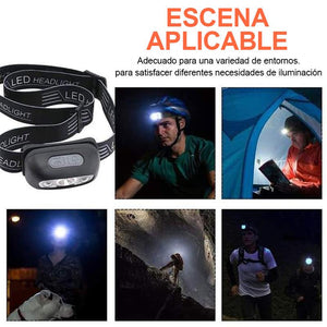 Linterna frontal LED