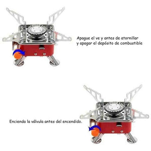 Quemador de Estufa Plegable a Prueba de Viento