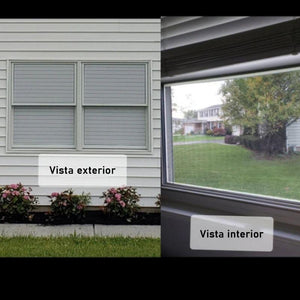 Membrana de vidrio de persiana de imitación