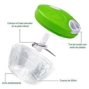 Picadora de alimentos manual
