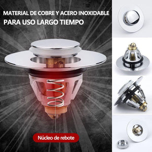 Filtro de Drenaje Emergente Universal de Acero Inoxidable