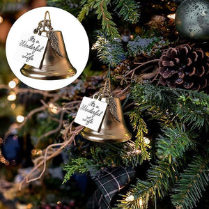 Adorno de Ala de Ángel de la Campana de Navidad