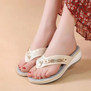 Chanclas de cojín suave con soporte para el arco